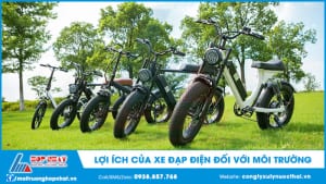 Lợi ích của xe đạp điện đối với môi trường