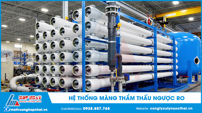 Hệ thống màng thẩm thấu ngược RO