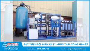 Quy trình tối giản xử lý nước thải công nghiệp