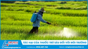 Tác hại của thuốc trừ sâu đối với môi trường