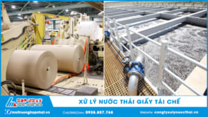 Xử lý nước thải tái chế giấy