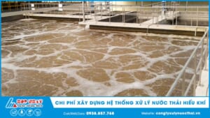 Chi phí xây dựng hệ thống xử lý nước thải hiếu khí