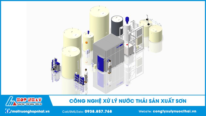 Công nghệ xử lý nước thải sản xuất sơn