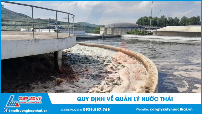 Quy định về quản lý nước thải