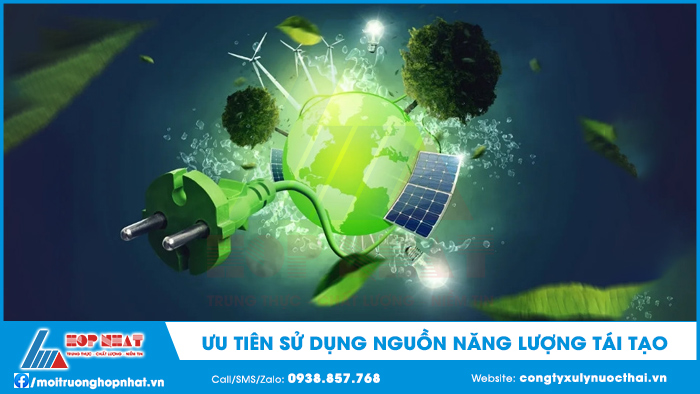 Sử dụng nguồn năng lượng tái tạo