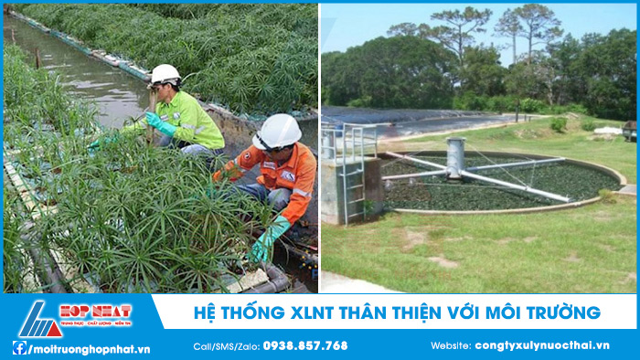 Hệ thống XLNT thân thiện với môi trường