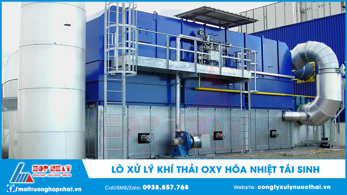 Lò xử lý khí thải oxy hóa nhiệt tái sinh