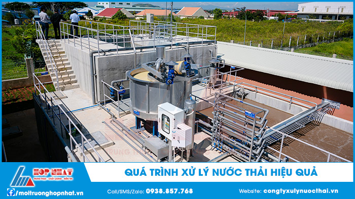 Quá trình xử lý nước thải hiệu quả
