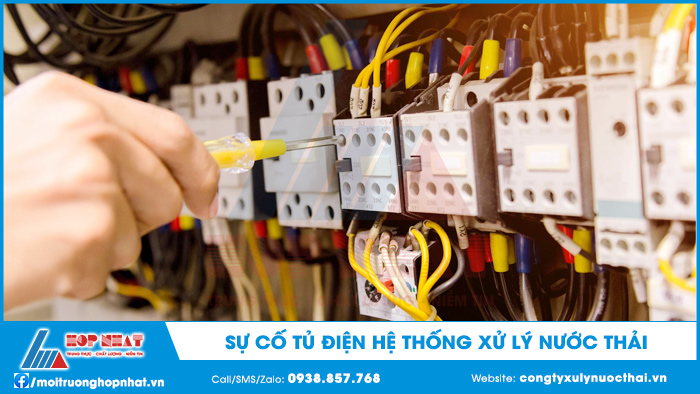 Sự cố tủ điện hệ thống xử lý nước thải