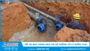 Tối ưu quy trình bảo trì hệ thống Xử lý nước thải