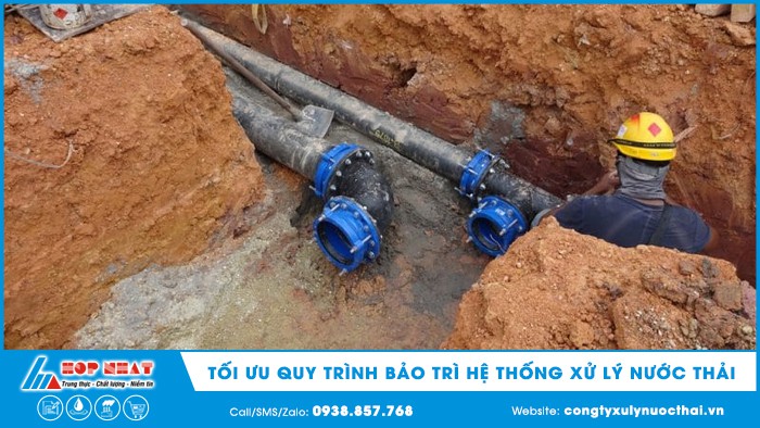 Tối ưu quy trình bảo trì hệ thống Xử lý nước thải