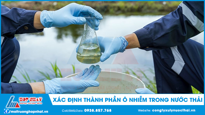 Xác định thành phần ô nhiễm trong nước thải