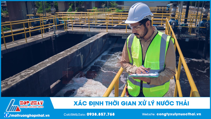 Xác định thời gian xử lý nước thải