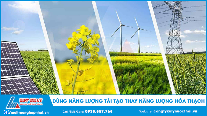 sử dụng năng lượng tái tạo