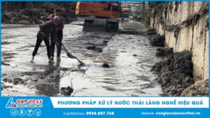 Phương pháp xử lý nước thải làng nghề hiệu quả