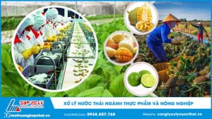 xử lý nước thải thực phẩm và nông nghiệp