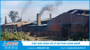Các giải pháp xử lý khí thải làng nghề