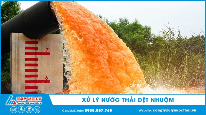 Xử lý nước thải dệt nhuộm