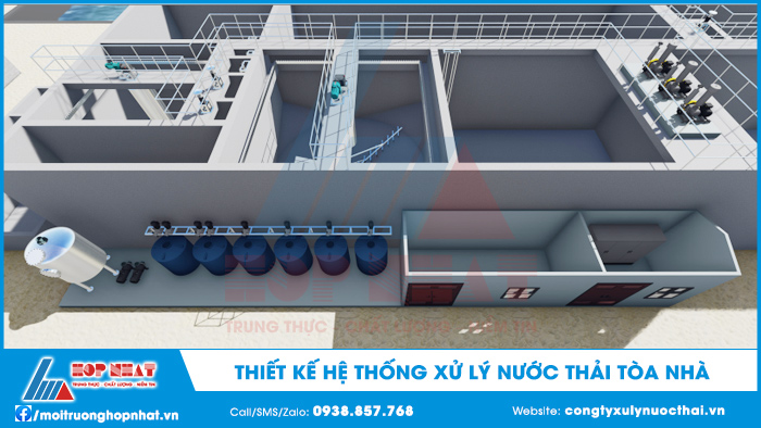 Thiết kế hệ thống xử lý nước thải tòa nhà