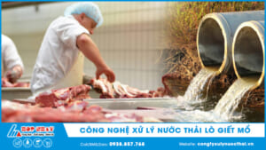 Xử lý nước thải lò giết mổ bằng công nghệ nào