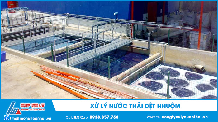 Xử lý nước thải dệt nhuộm