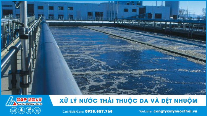 xử lý nước thải thuộc da về dệt nhuộm