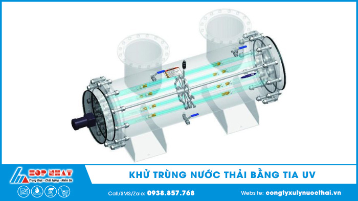 Khử trùng nước thải bằng tia UV