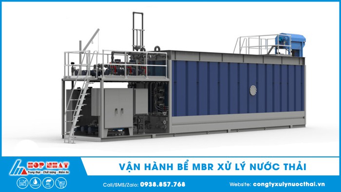 Vận hành bể MBR xử lý nước thải