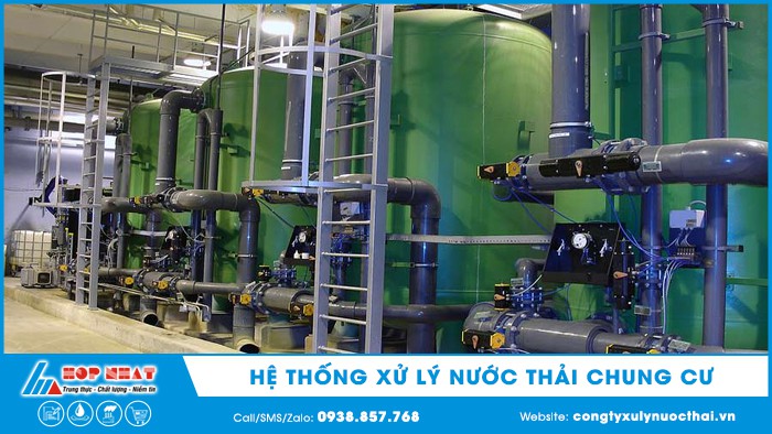 lắp đặt hệ thống xử lý nước thải chung cư
