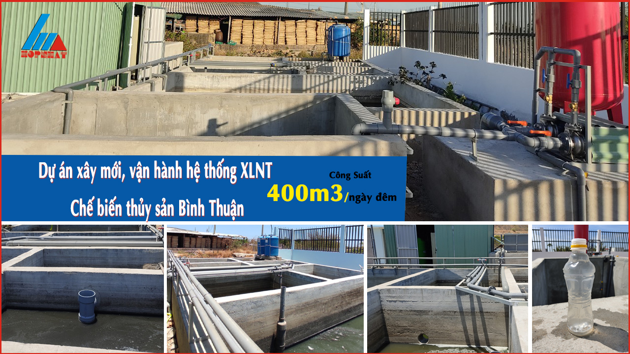 Nước thải chế biến thủy sản Bình Thuận