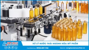 Xử lý nước thải ngành hóa mỹ phẩm