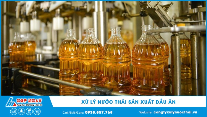 Xử lý nước thải sản xuất dầu ăn
