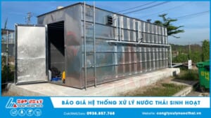 Báo giá hệ thống xử lý nước thải sinh hoạt