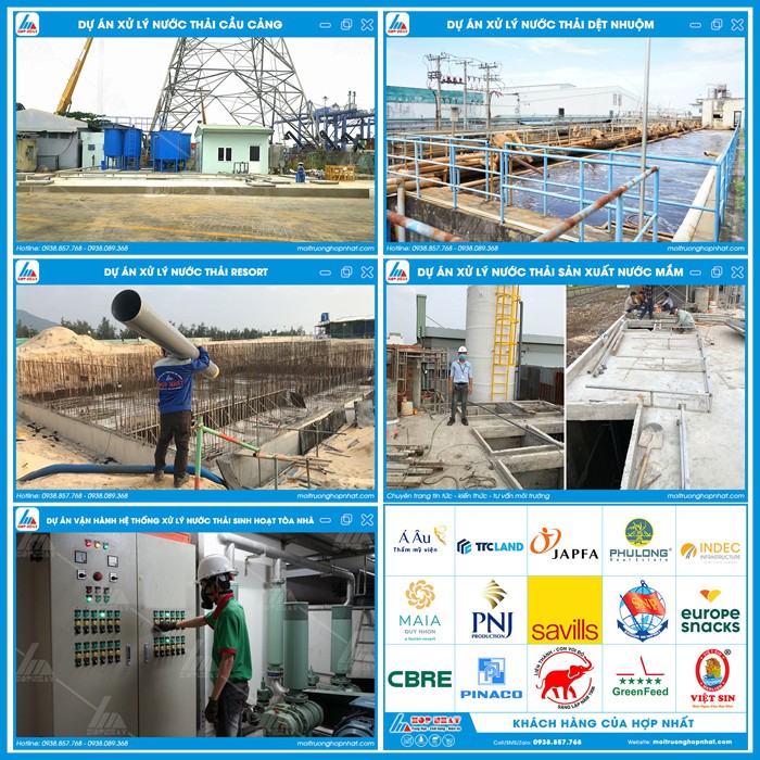 dự án xử lý nước thải của hợp nhất