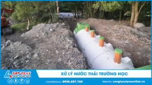Xử lý nước thải trường học