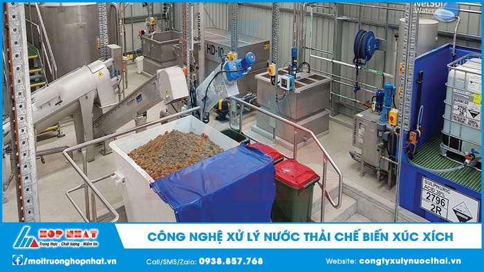 Công Nghệ Xử Lý Nước Thải Chế Biến Xúc Xích