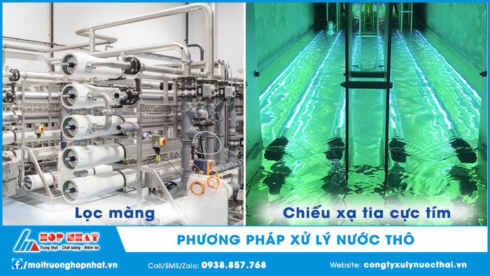 Phương pháp xử lý nước thô