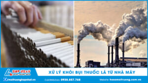 Xử lý bụi thuốc lá từ nhà máy