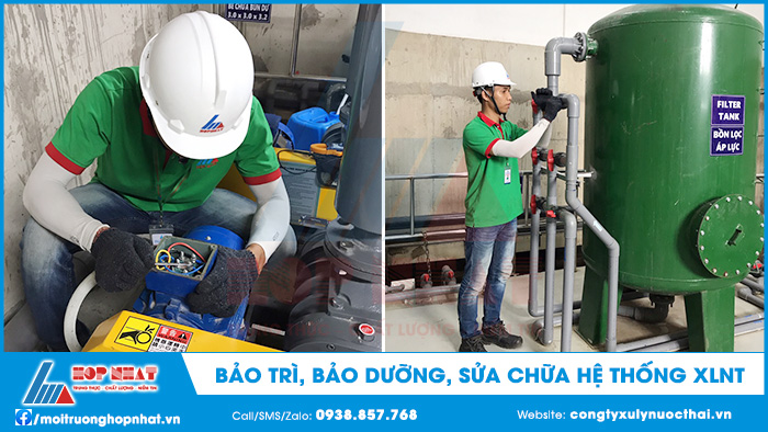 Bảo trì hệ thống xử lý nước thải