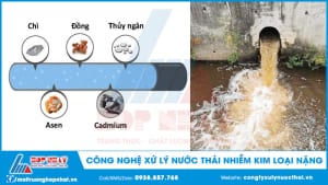 Xử lý nước thải nhiễm kim loại nặng