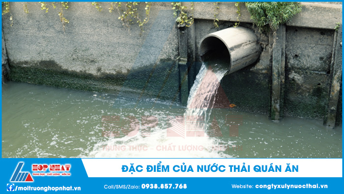 Đặc điểm nước thải quán ăn