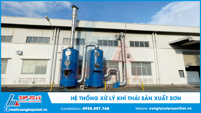 Hệ thống xử lý khí thải ngành sơn