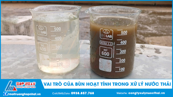 Vai trò của bùn hoạt tính trong xử lý nước thải