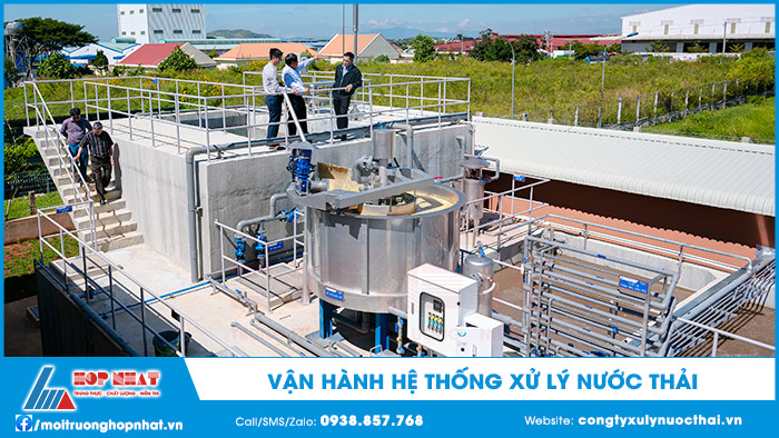 Vận hành hệ thống xử lý nước thải