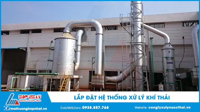 Lắp đặt hệ thống xử lý khí thải
