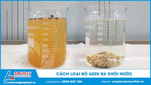 Cách loại bỏ asen ra khỏi nước