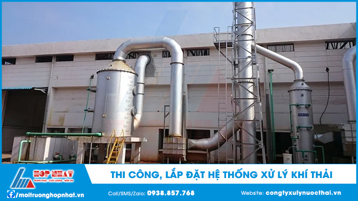 Lắp đặt hệ thống xử lý khí thải