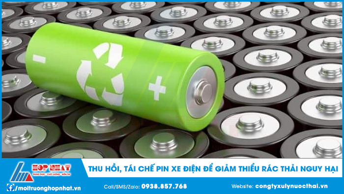 Thu hồi, tái chế pin xe điện
