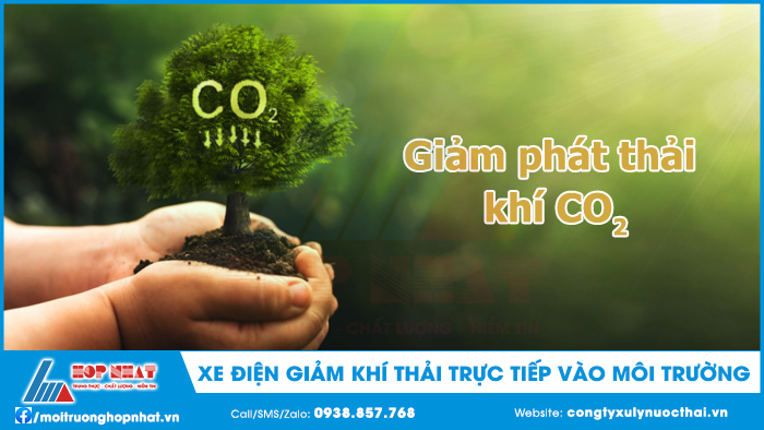 Xe điện giảm khí thải trực tiếp vào môi trường