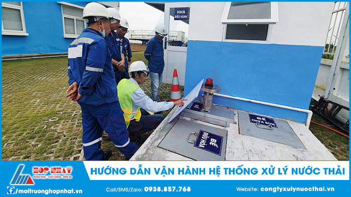 Hướng dẫn vận hành hệ thống xử lý nước thải